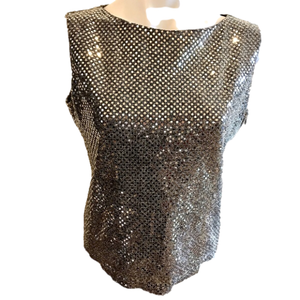 Steilmann Sleeveless Sparkly Glamorous Glittery Tank Top